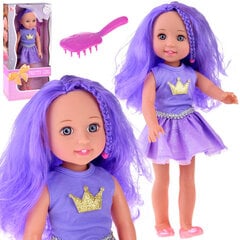 Nukk, lillad juuksed, 38 cm price and information | Toys for girls | hansapost.ee