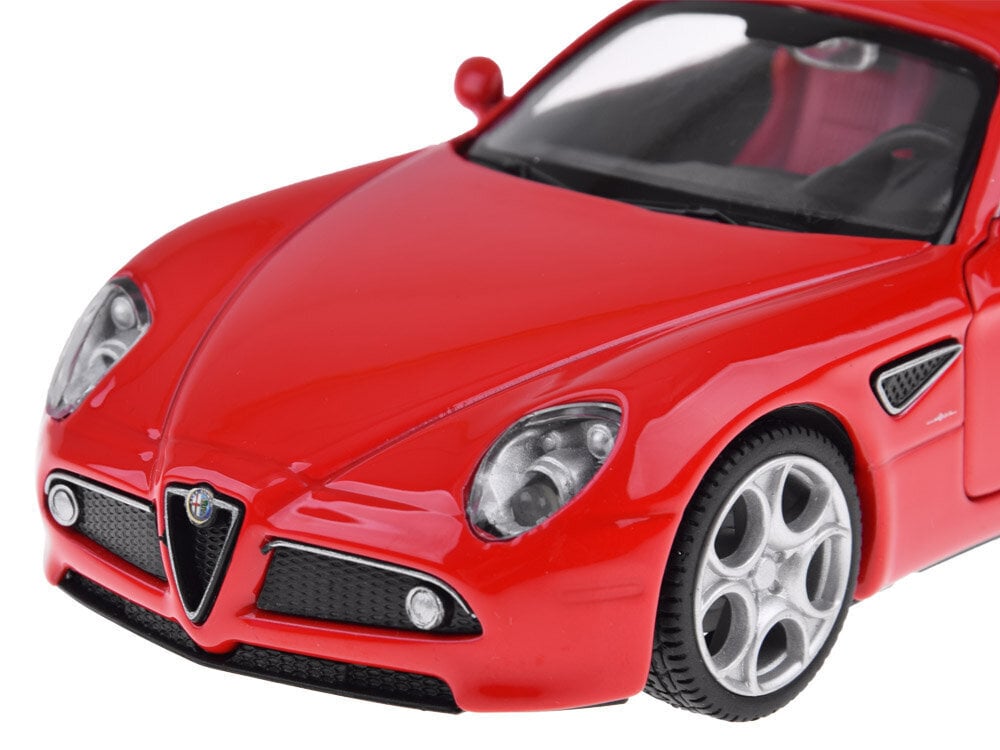 Metallist automudel Alfa Romeo 8C, punane цена и информация | Mänguasjad poistele | hansapost.ee