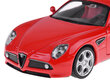 Metallist automudel Alfa Romeo 8C, punane цена и информация | Mänguasjad poistele | hansapost.ee