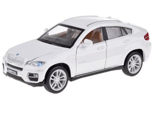 Metallist auto BMW X6, valge hind ja info | Mänguasjad poistele | hansapost.ee