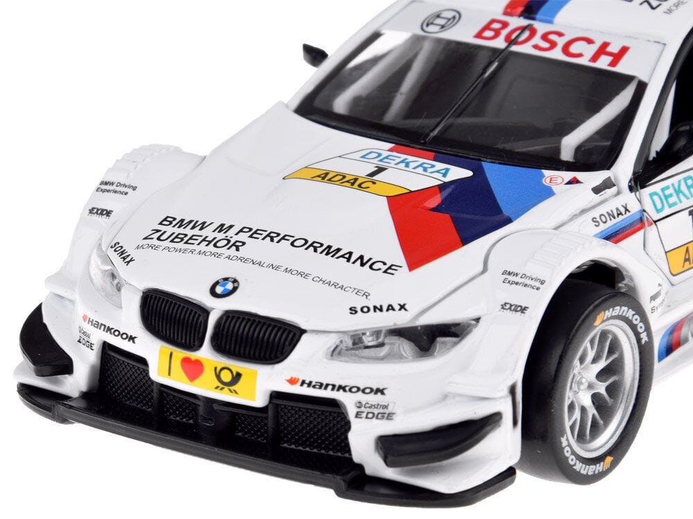 Metallist sportauto BMW M3 DTM, valge цена и информация | Mänguasjad poistele | hansapost.ee