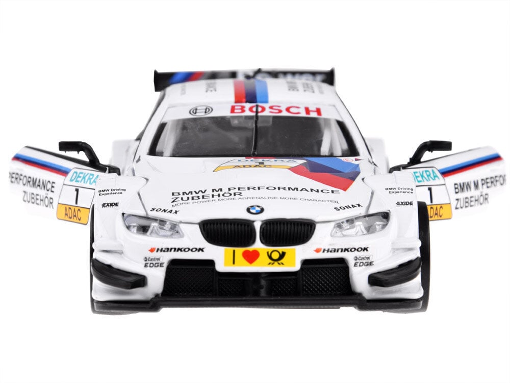 Metallist sportauto BMW M3 DTM, valge цена и информация | Mänguasjad poistele | hansapost.ee