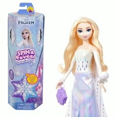 Nukk Disney Princess Spin Reveal Frozen Elza hind ja info | Mänguasjad tüdrukutele | hansapost.ee