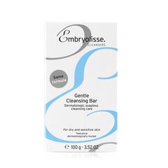 Мыло для сухой и чувствительной кожи лица Embryolisse Cleanser Gentle Cleansing Bar, 100 г цена и информация | Аппараты для ухода за лицом | hansapost.ee