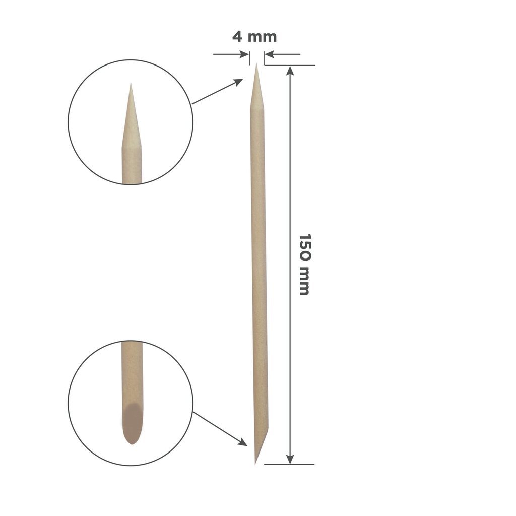 Maniküürpulgad Staleks Pro 100 tk, 150 mm price and information | Maniküüri ja pediküüri tarvikud | hansapost.ee