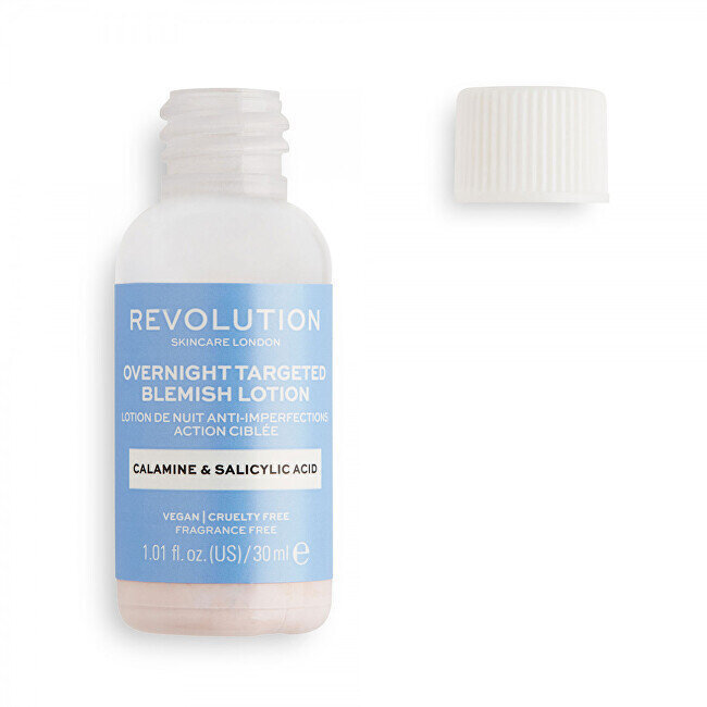 Näolosjoon Revolution Skincare Overnight Targeted, 30 ml цена и информация | Näopuhastusvahendid | hansapost.ee