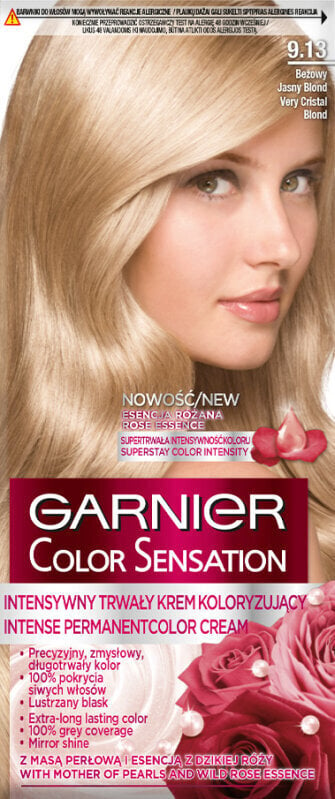 Kauapüsiv juuksevärv Garnier Color Sensation 110 ml, 9.13 Very Cristal Blond цена и информация | Juuksevärvid | hansapost.ee