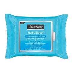 Увлажняющие салфетки для лица Neutrogena Hydro Boost 25 шт. цена и информация | Аппараты для ухода за лицом | hansapost.ee