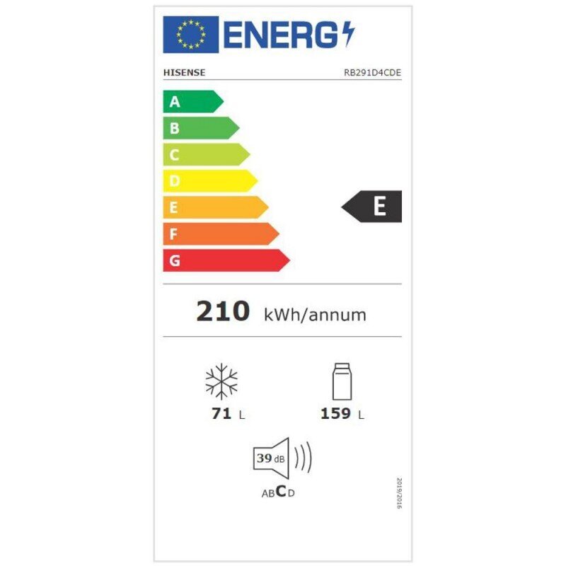 Hisense RB291D4CDE цена и информация | Külmkapid-külmikud | hansapost.ee