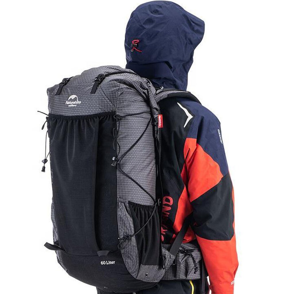 Multifunktsionaalne vihmakattega matkakott 60L+5L Naturehike цена и информация | Matkakotid ja reisikotid | hansapost.ee