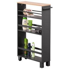 Köögiriiul Kesper, pruun/hall price and information | Kitchen furniture accessories | hansapost.ee