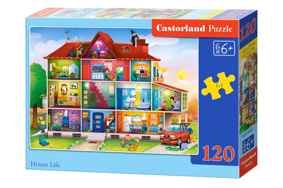 Puzzle 120 HOUSE LIFE 13548 hind ja info | Pusled lastele ja täiskasvanutele | hansapost.ee