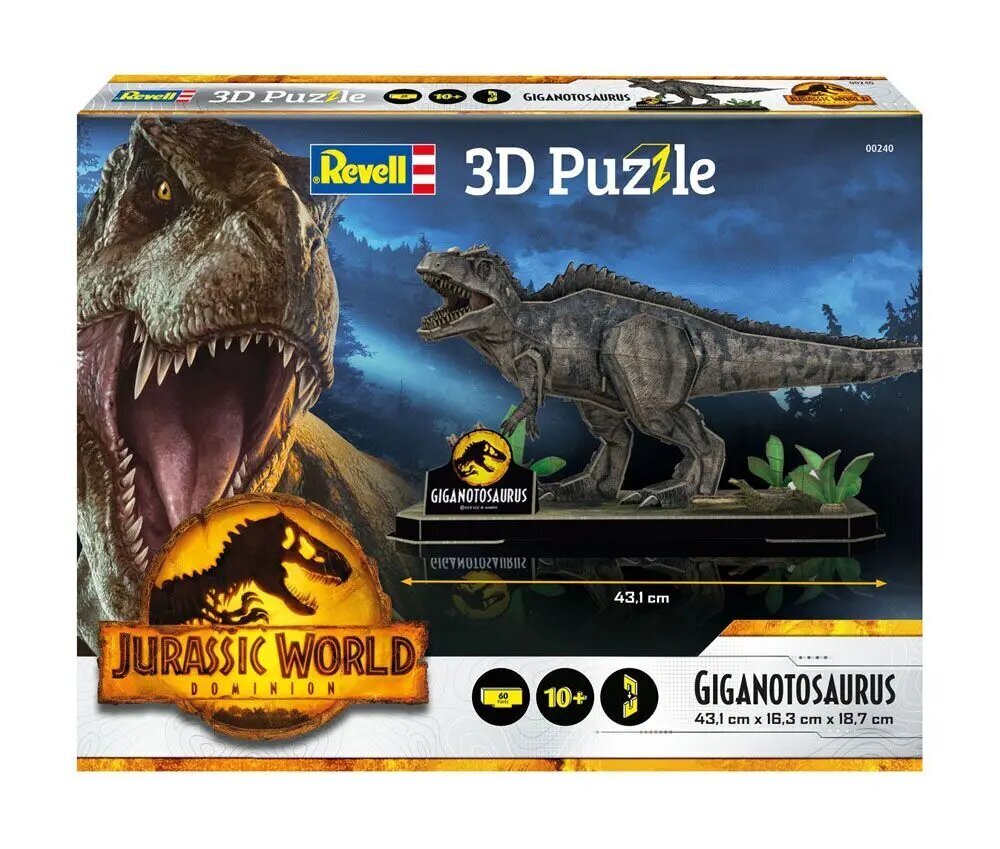 3D-konstruktor Jurassic World Dominion Giganotosaurus hind ja info | Klotsid ja konstruktorid | hansapost.ee