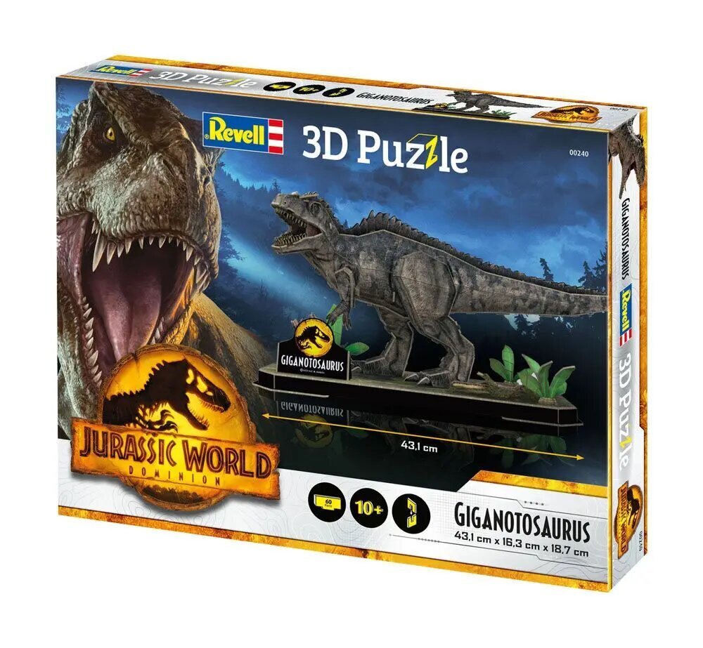 3D-konstruktor Jurassic World Dominion Giganotosaurus цена и информация | Klotsid ja konstruktorid | hansapost.ee