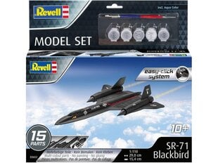 Revell - Lockheed SR-71 Blackbird easy-click-system mudeli komplekt, 1/110, 63652 hind ja info | Klotsid ja konstruktorid | hansapost.ee