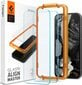 Glas Spigen Glas.tR AM 2-Pack Google Pixel 8a hind ja info | Ekraani kaitseklaasid ja kaitsekiled | hansapost.ee