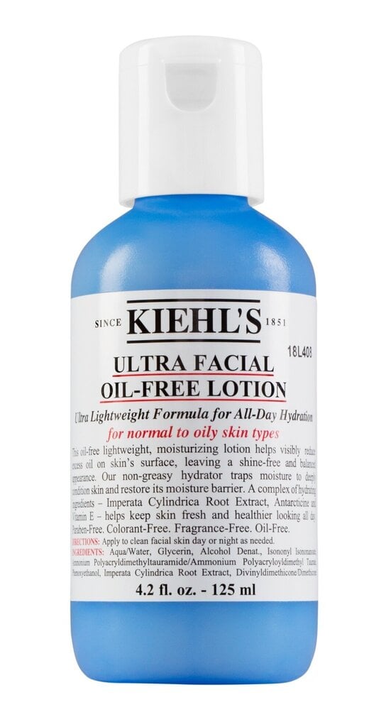 Õlivaba näolosjoon Kiehl's Ultra Facial 125 ml цена и информация | Näopuhastusvahendid | hansapost.ee