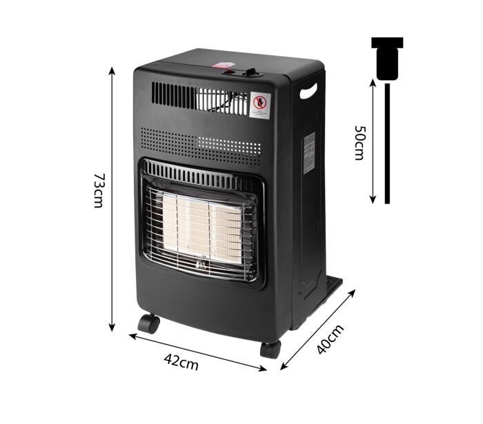 Gaasiküttekeha koos regulaatori ja voolikuga Neo 90-118, 4200 W hind ja info | Küttekehad | hansapost.ee