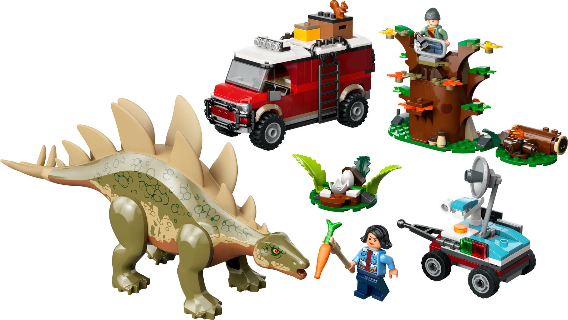 76965 LEGO® Jurassic World Dinosauruste missioonid: Stegosauruse avastamine цена и информация | Klotsid ja konstruktorid | hansapost.ee