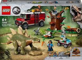 76965 LEGO® Jurassic World Миссии динозавров: открытие стегозавра цена и информация | Конструкторы и кубики | hansapost.ee