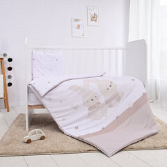 Voodipesukomplekt beebile Lorelli Honey Bunny Beige, 95x140 cm, 3-osaline hind ja info | Laste voodipesu | hansapost.ee