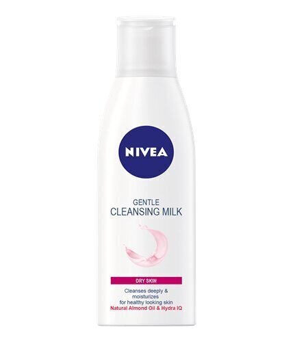 Puhastav piim kuivale nahale Nivea Daily Essentials 200 ml цена и информация | Näopuhastusvahendid | hansapost.ee