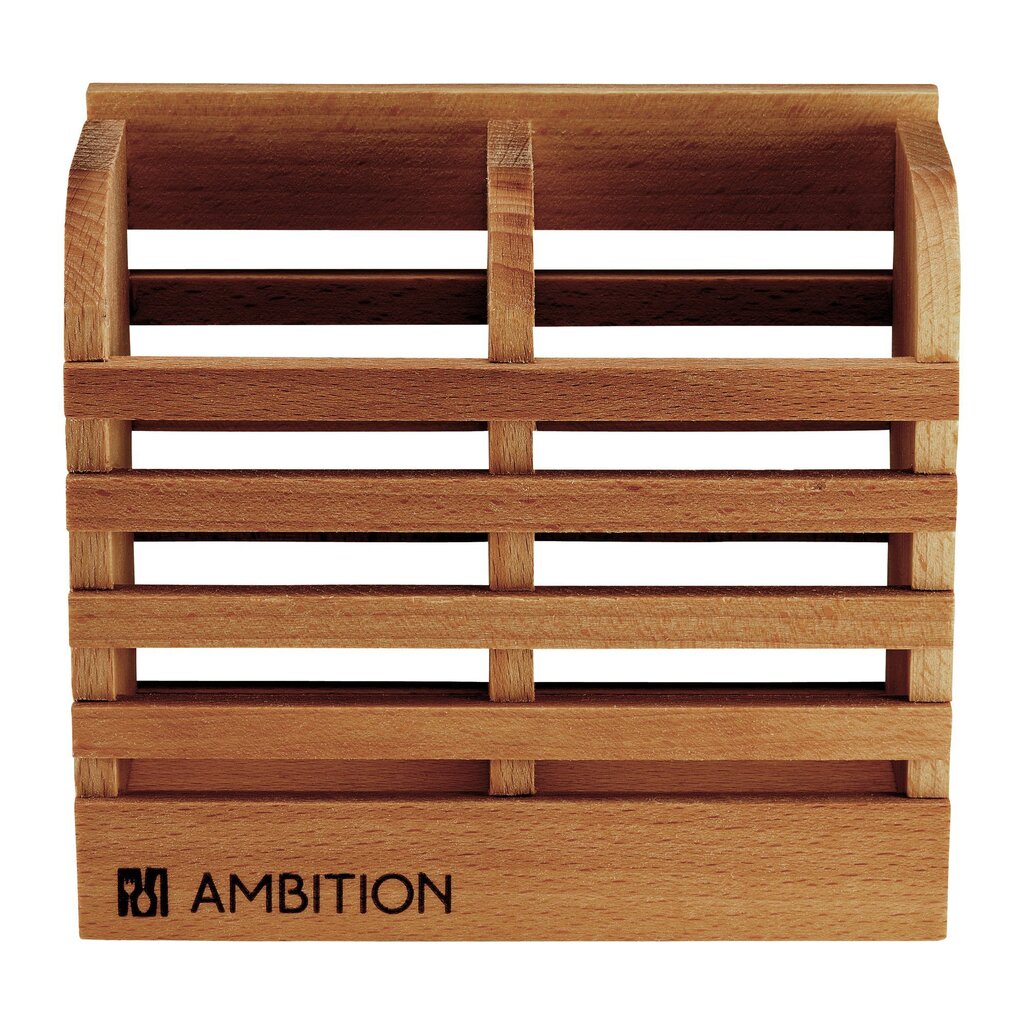 Ambition köögiriistade hoidja Natural 2, 16x7x14 cm цена и информация | Köögitarbed | hansapost.ee