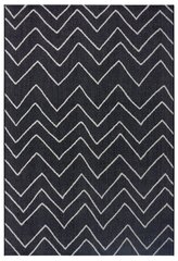 Vaip Zig Zag Black 200x290 cm hind ja info | Vaibad | hansapost.ee