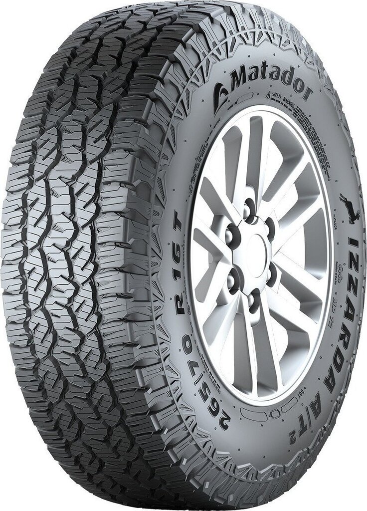 Matador MP72 IZZARDA A/T 2 265/60R18 110 H FR цена и информация | Lamellrehvid | hansapost.ee