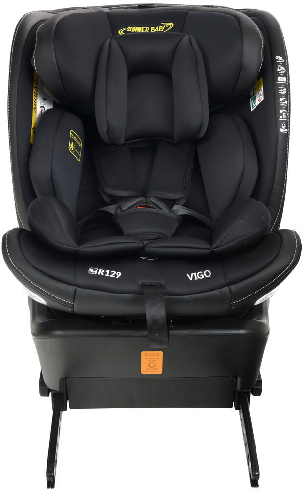 Autotool Summer Baby Vigo i-Size, 0-36 kg, must цена и информация | Turvatoolid ja turvahällid | hansapost.ee