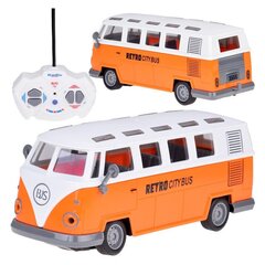 Šviečianti magistralė RETRO CITY BUS valdoma nuotolinio valdymo pulteliu RC0677 цена и информация | Игрушки для девочек | hansapost.ee