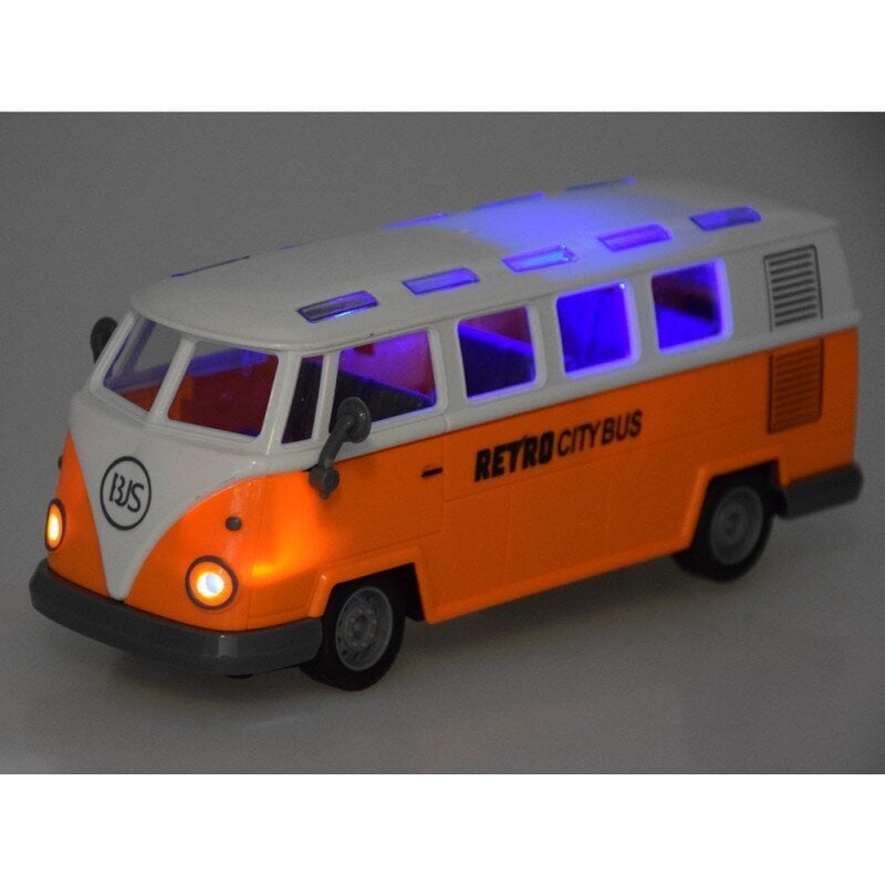 Kaugjuhtimisbuss Retro City Bus RC0677 цена и информация | Mänguasjad tüdrukutele | hansapost.ee