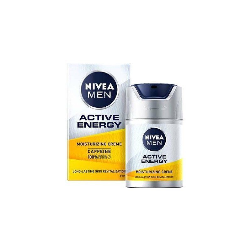 Näokreem Nivea Active Energy meestele, 50 ml цена и информация | Näokreemid | hansapost.ee