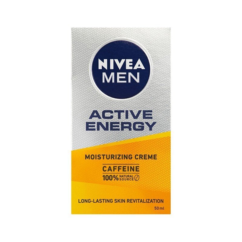 Näokreem Nivea Active Energy meestele, 50 ml цена и информация | Näokreemid | hansapost.ee