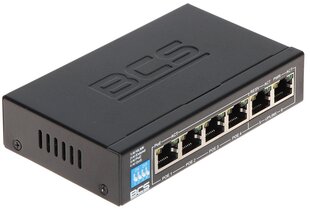 КОММУТАТОР POE BCS-B-SP0402 4-ПОРТОВЫЙ BCS BASIC цена и информация | Коммутаторы (Switch) | hansapost.ee