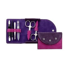 DuKaS Premium Line PL 216FR - Manicure set with round flap 6 pieces цена и информация | Средства для маникюра и педикюра | hansapost.ee