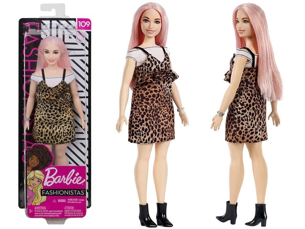 Barbie nukk – roosade juustega Fashionista цена и информация | Mänguasjad tüdrukutele | hansapost.ee