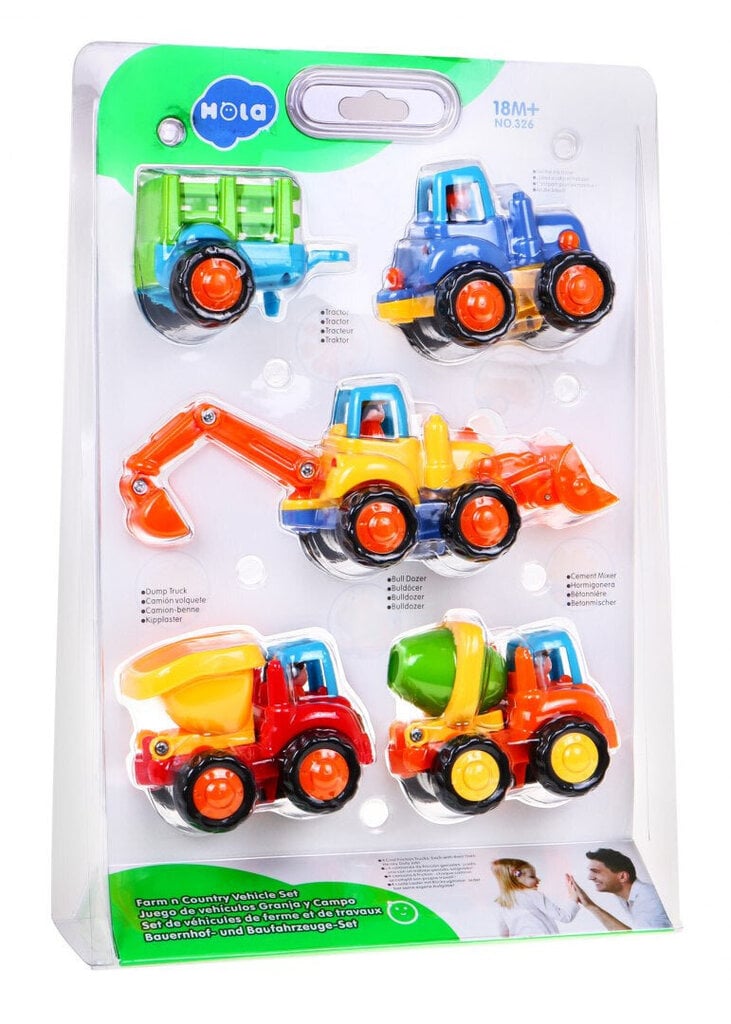 Autokomplekt Hola Toys ZA0020 hind ja info | Mänguasjad poistele | hansapost.ee