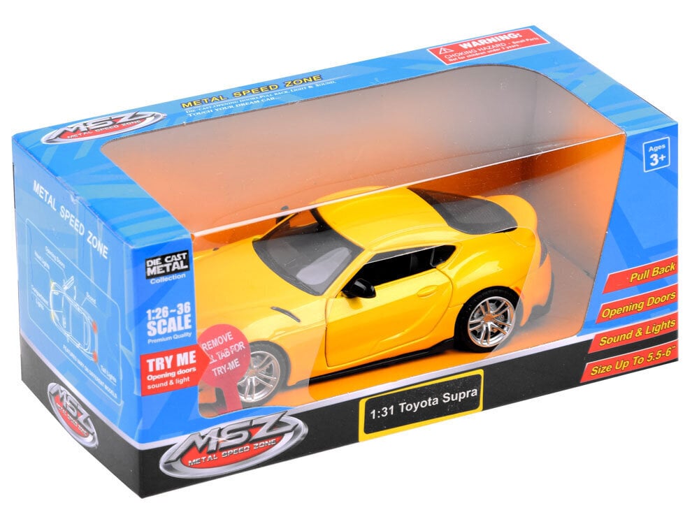 Auto Toyota Gr Sup 1:31, ZA3758 цена и информация | Mänguasjad poistele | hansapost.ee