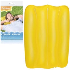 Täispuhutav padi Bestway Cushion 52127, 38x25cm, kollane hind ja info | Täispuhutavad veemänguasjad ja ujumistarbed | hansapost.ee