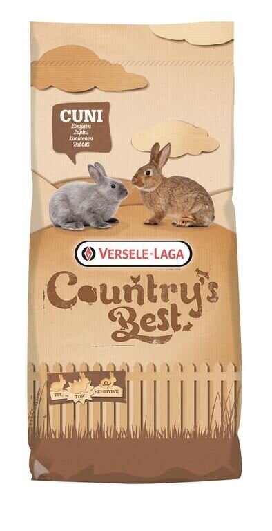 Küülikute toit Versele-Laga Country's Best Cuni Fit Pure, 10 kg цена и информация | Toit väikeloomadele | hansapost.ee