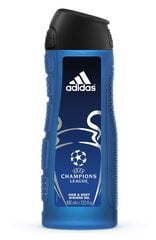 Гель для душа Adidas UEFA Champions League Star Edition для мужчин, 400 мл цена и информация | Мужская парфюмированная косметика | hansapost.ee