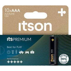 itson itsPREMIUM patarei Alkaline LR03IPR/10HH hind ja info | Patareid | hansapost.ee