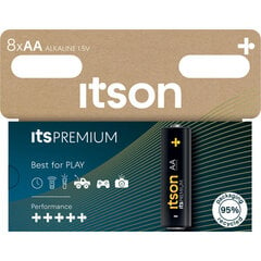 Элементы itson itsPREMIUM Alkaline LR6IPR/8HH цена и информация | Батареи | hansapost.ee