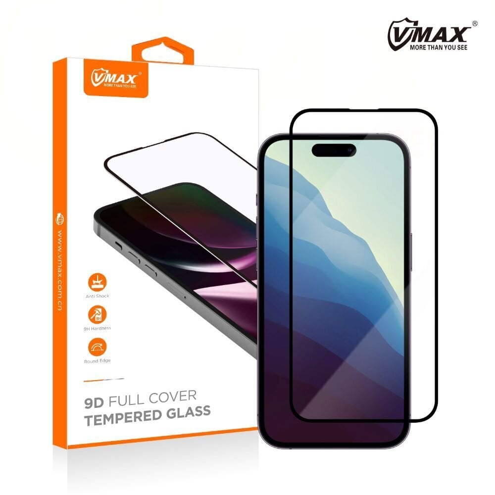 Vmax 9D Tempered Glass hind ja info | Ekraani kaitseklaasid ja kaitsekiled | hansapost.ee