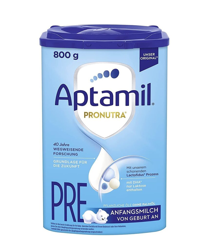 Piimasegu Apamil Pronutra Pre, 0+ kuud, 800 g цена и информация | Eriotstarbelised piimasegud | hansapost.ee