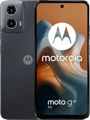 Motorola Moto G34 5G 8/256GB Charcoal Black цена и информация | Мобильные телефоны | hansapost.ee