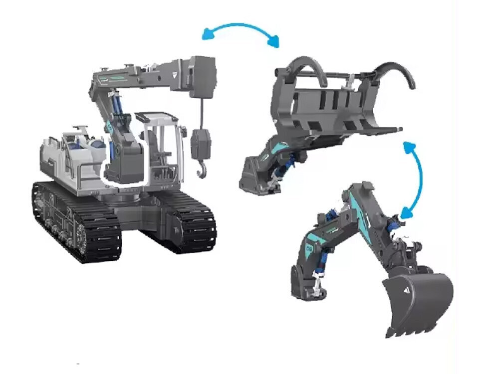 Ehitusauto komplekt, 3in1 hind ja info | Klotsid ja konstruktorid | hansapost.ee