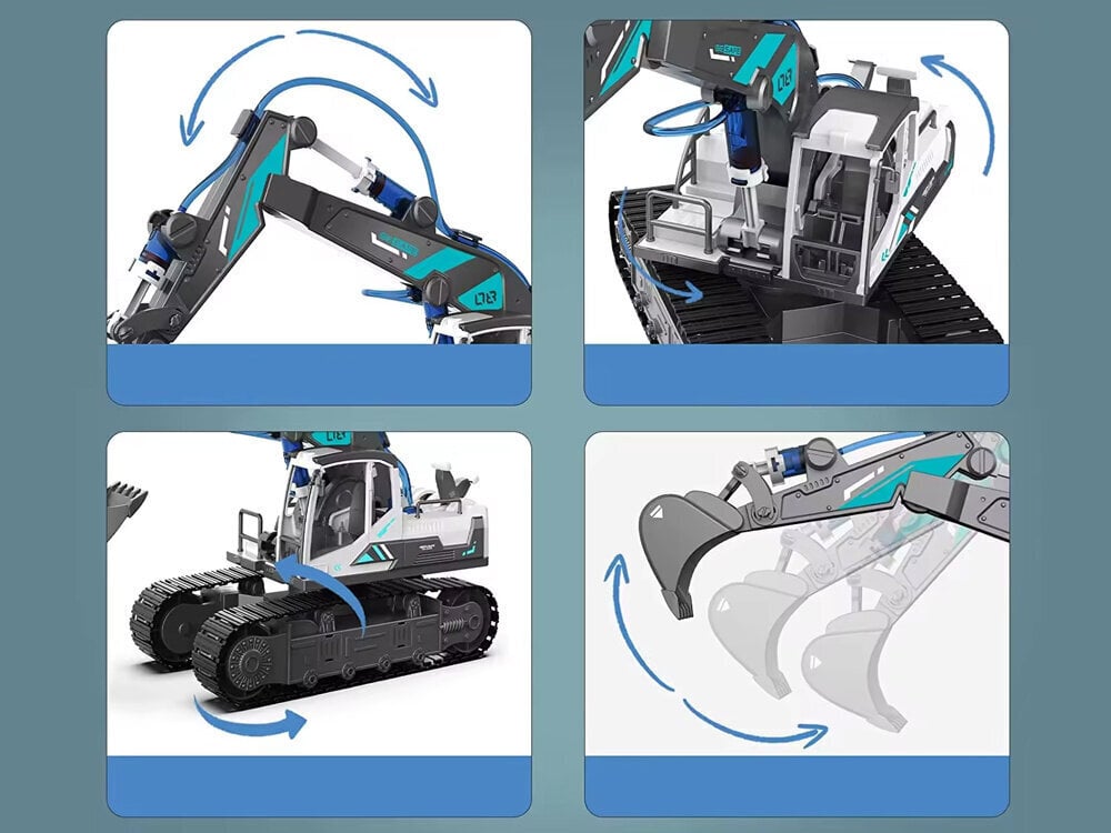 Ehitusauto komplekt, 3in1 hind ja info | Klotsid ja konstruktorid | hansapost.ee