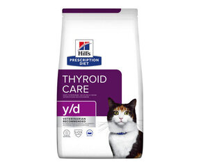 Hill's Prescription Diet Thyroid Care yd, 3 kg hind ja info | Kassi kuivtoit ja kassikrõbinad | hansapost.ee